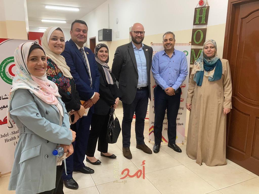 جمعية عبد الشافي تستقبل وفدا من صندوق الأمم المتحدة للسكان في فلسطين