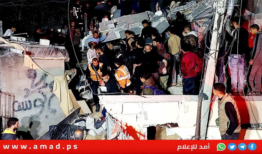 شهداء وجرحى بقصف طائرات الاحتلال منزلاً في جباليا