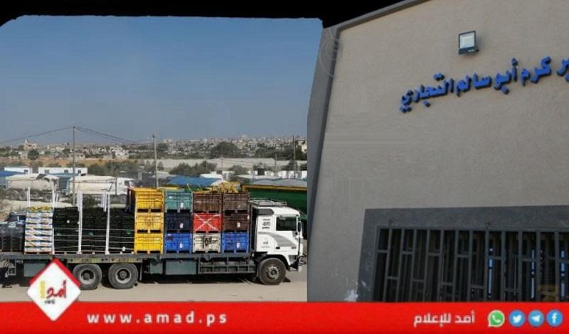 وقف التصدير من غزة يُكبد قطاع الزراعة "خسائر فادحة"