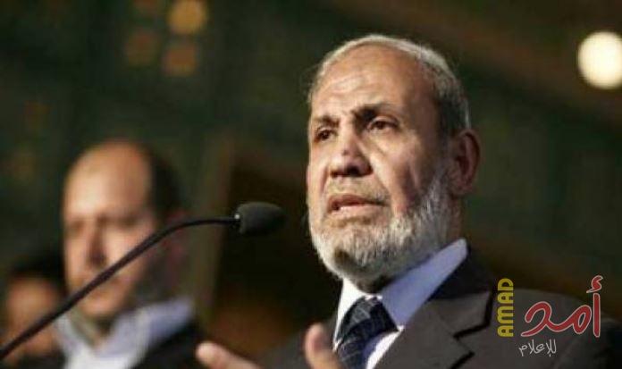 الزهار: مصر لم تنفذ ما وعدت به لحل أزمة قطاع غزة.. ولا مصالحة مع من يتعاون مع العدو