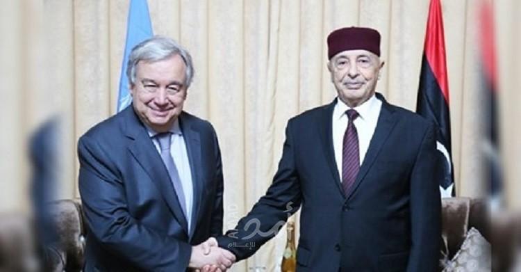 البرلمان الليبي يطالب غوتيريش بسحب اعتماده لحكومة "تحالف السراج الإخوان"!