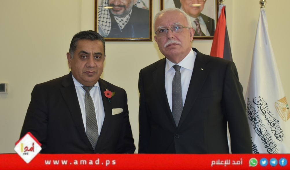 المالكي يطالب بريطانيا بالضغط على إسرائيل لوقف عدوانها الغاشم على الشعب الفلسطيني