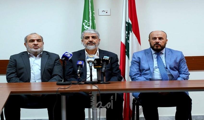 موقع لبناني: لا استقبالات سياسية لخالد مشعل في بيروت