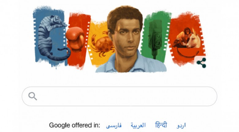 شعار غوغل يخلد الممثل "أحمد زكي" في عيد ميلاده