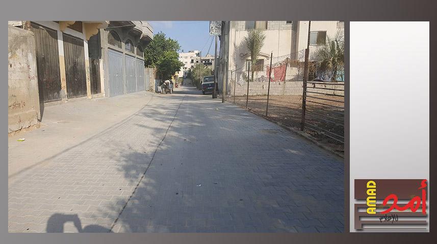 بلدية جباليا النزلة تنهي أعمال مشروع تطوير حي الزرقاء والغباري