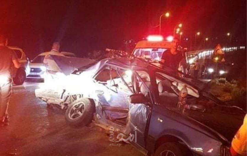إصابات في حادث سير جنوب نابلس