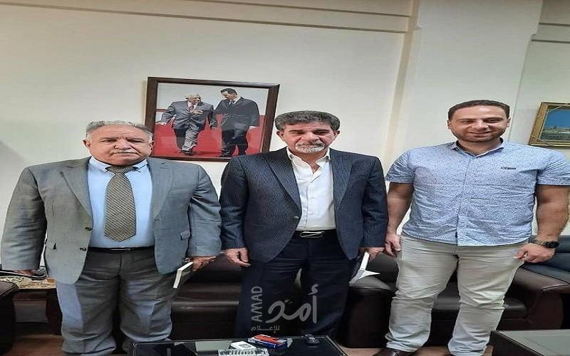 السفير عبد الهادي يستقبل مدير عام مؤسسة القدس الدولية
