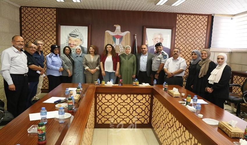 نابلس: التميمي واللواء رمضان يبحثان الواقع البيئي في المحافظة