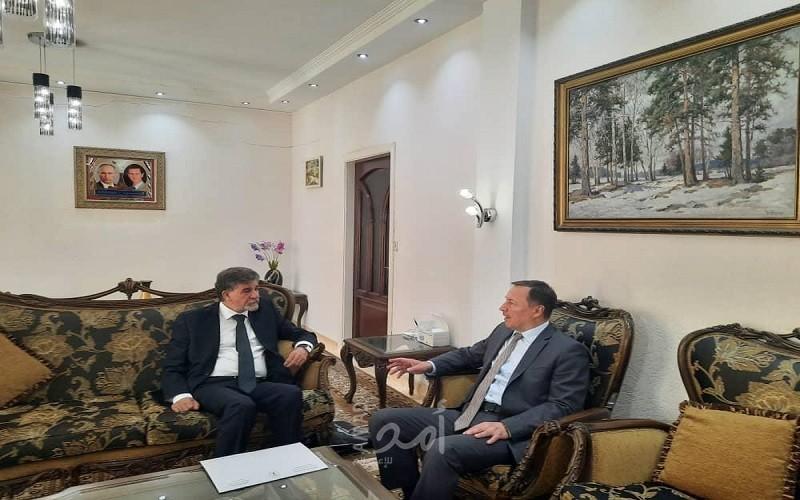 السفير عبد الهادي يبحث مع المبعوث الخاص للرئيس فلاديمير بوتين آخر تطورات الأوضاع في فلسطين