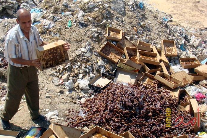 مباحث تموين غزة تصادر مواد غذائية فاسدة من الأسواق
