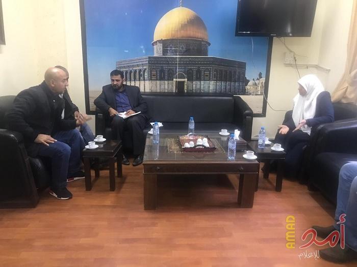 النائب نعيم تناقش قضايا المواطنين مع مدير عام جهاز المباحث