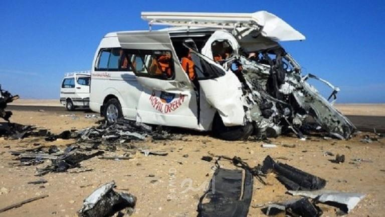 مصرع 12 شخصاً وإصابة 11 آخرين بحادث سير في القاهرة