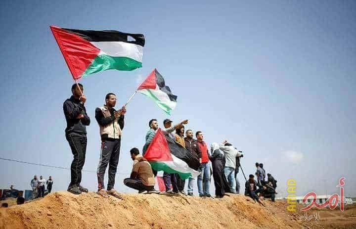 كاميرا "أمد للاعلام" ترصد حشد المواطنين في "يوم الأرض والعودة"