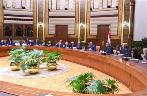 خلال استقباله وفد المنظمات الأمريكية اليهودية ..السيسى: ضرورة التوصل إلى حل عادل وشامل ودائم للقضية الفلسطينية