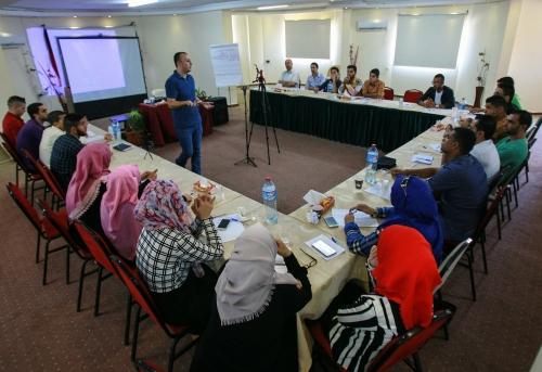 بيت الصحافة تختتم دورة بعنوان'استخدام الهواتف الذكية في التغطيات الاعلامية'