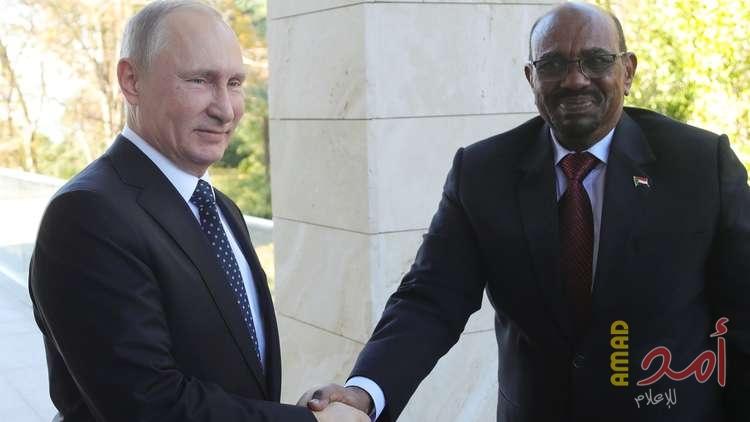 البشير يدعو بوتين لزيارة السودان