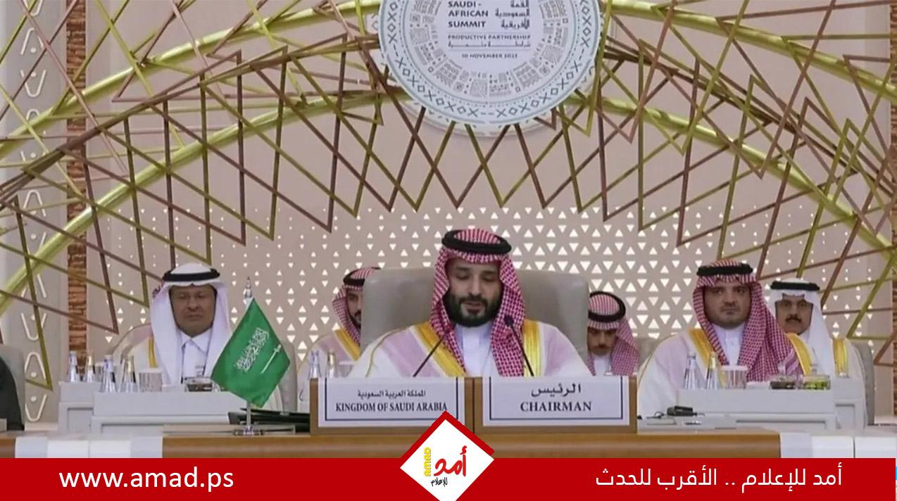 بن سلمان: ندين بشدة الانتهاكات الإسرائيلية في قطاع غزة.. ويجب وقف التهجير القسري