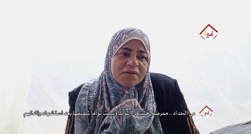 تقرير: مي الحداد.. ممرضة نجت من الموت وتبنت توأما شقيقها بعد استشهاد والدتهم- فيديو