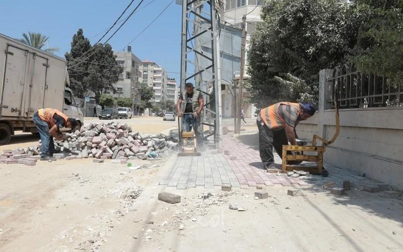 بلدية غزة: توريد مواد ومستلزمات لمشاريع خدماتية جديدة