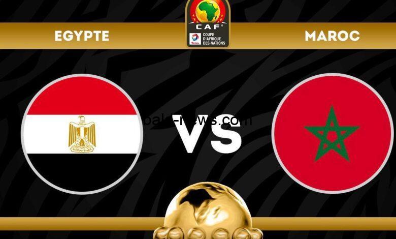 مصر تتأهل إلى المربع الذهبي بعد الفوز على المغرب