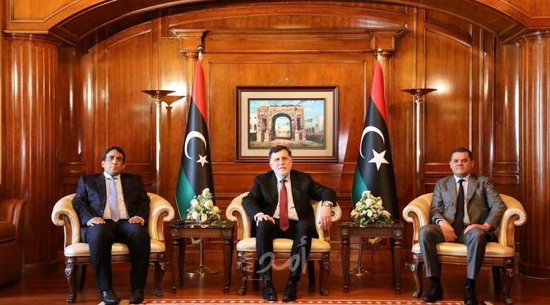 مراسم تسليم السلطة في ليبيا من حكومة السراج إلى حكومة الدبيبة - فيديو