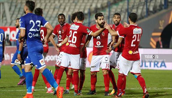 بالفيديو .. الأهلي المصري يفوز على سموحة 2-1  فى مباراة مارثونية