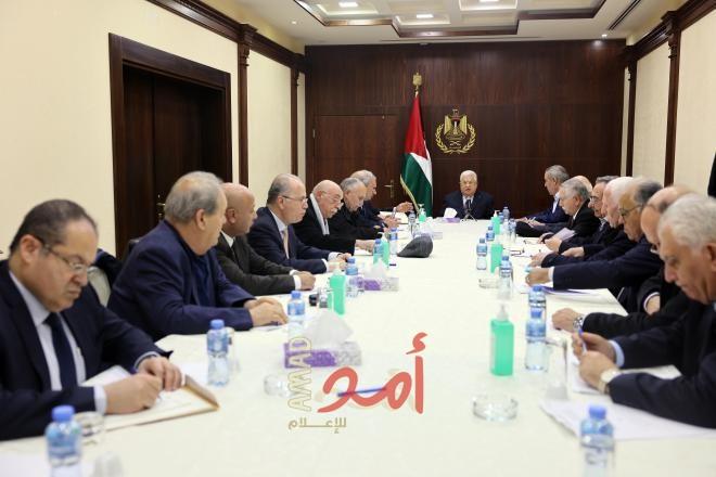 الرئيس عباس يترأس اجتماعا للجنة المنبثقة عن القيادة الفلسطينية لمتابعة التطورات