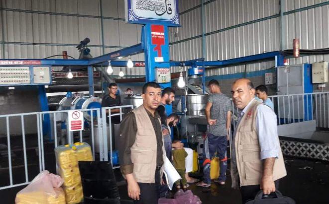 الدفاع المدني بالوسطى يبدء بحملة تفقدية على معاصر الزيتون