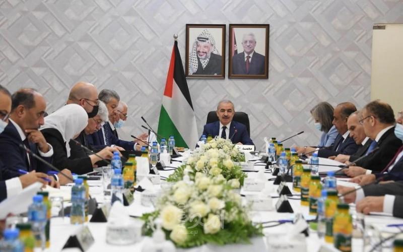 أبرز قرارات مجلس الوزراء الفلسطيني يوم الإثنين