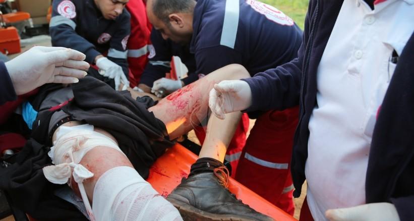 محدث: ست إصابات إحداها حرجة في مواجهات شرق قطاع غزة