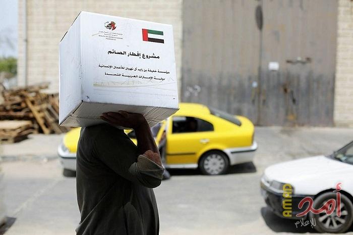 مؤسسة خليفة الإنسانية تطلق حملة توزيع طرود غذائية على آلاف الأسر في غزة (صور)