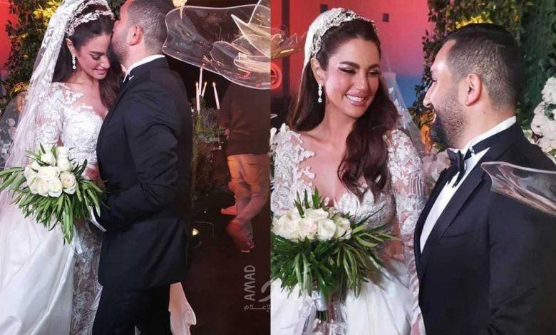 أول تعليق من دُرة بعد عقد قرانها على هاني سعد - صور