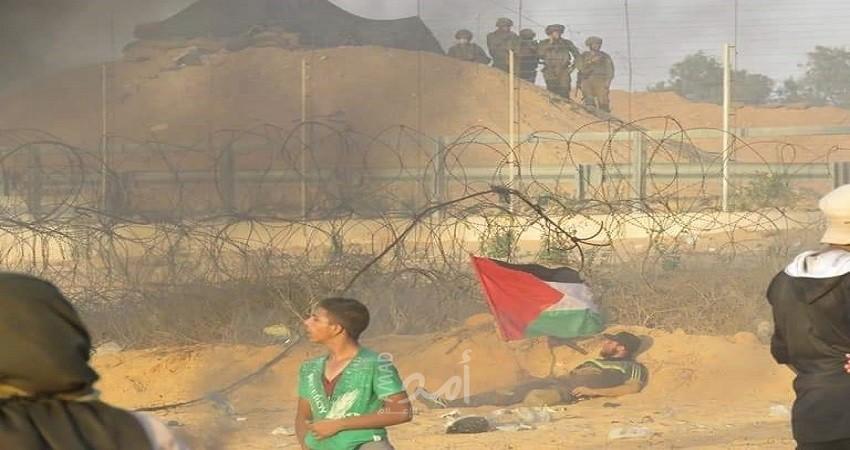 صحة حماس: إصابتان بينها خطيرة خلال تظاهرات قرب السياج الفاصل - فيديو