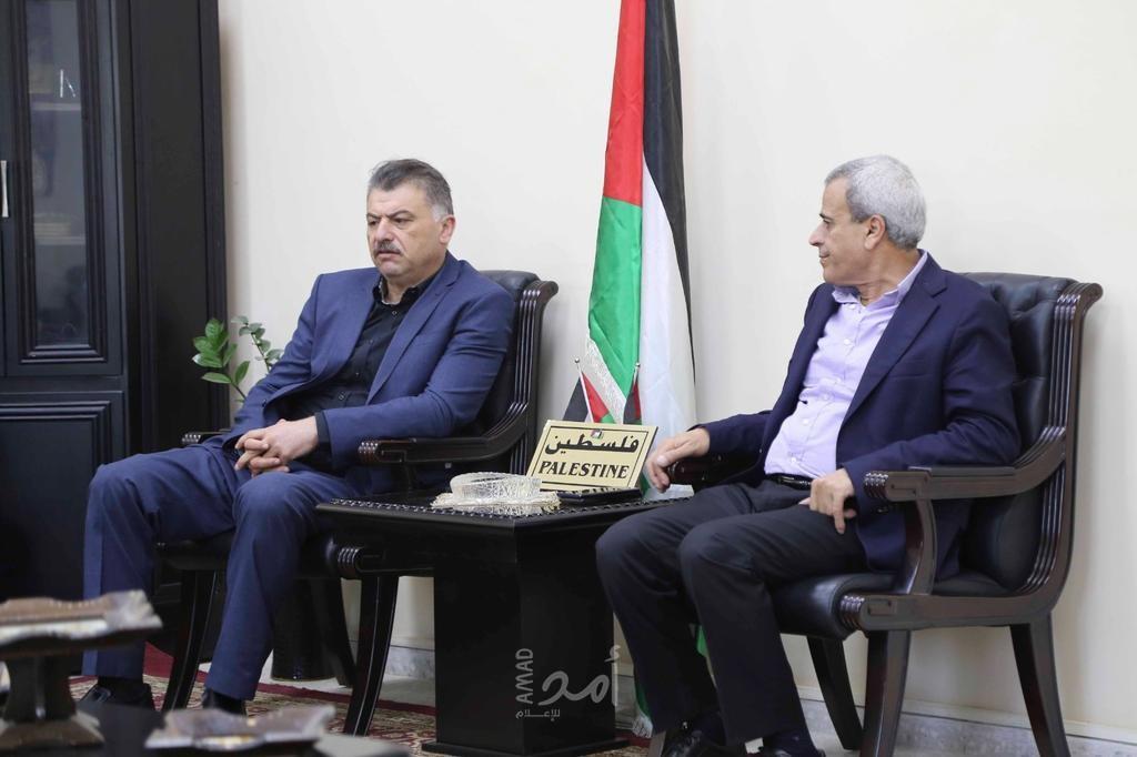 قلقيلية: المحافظ يلتقي رئيس بلدية قلقيلية