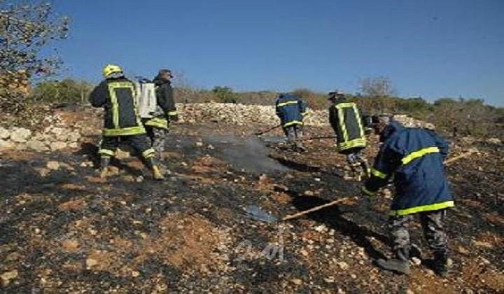 الدفاع المدني يتعامل مع (36) حادث حريق وإنقاذ بالضفة