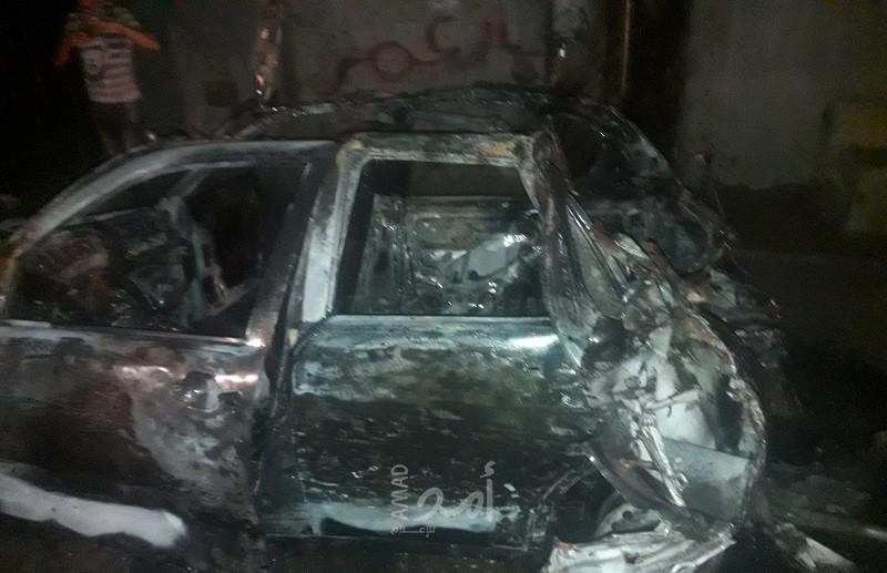 غزة: انفجار أنبوبة غاز في سيارة بشارع يافا- فيديو وصور