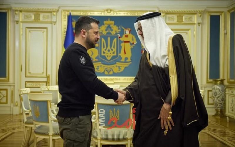 وزير الخارجية البحريني يلتقي الرئيس الأوكراني في كييف