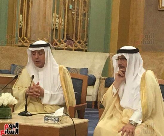 بالصور.. الجبير : تيران وصنافير سعودية ودخلتا "كامب ديفيد" بسبب احتلال67 .. ولن ننسق مع إسرائيل