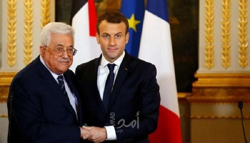 الرئيس عباس يهنئ نظيره الفرنسي بالعيد الوطني