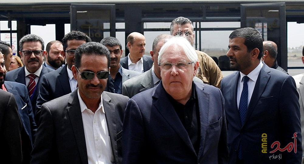 مبعوث الأمم المتحدة الخاص لليمن غريفيث يصل مدينة الحديدة