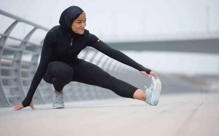 أول محجبة مصرية تمثل السيدات العرب في إعلان "NIKE"