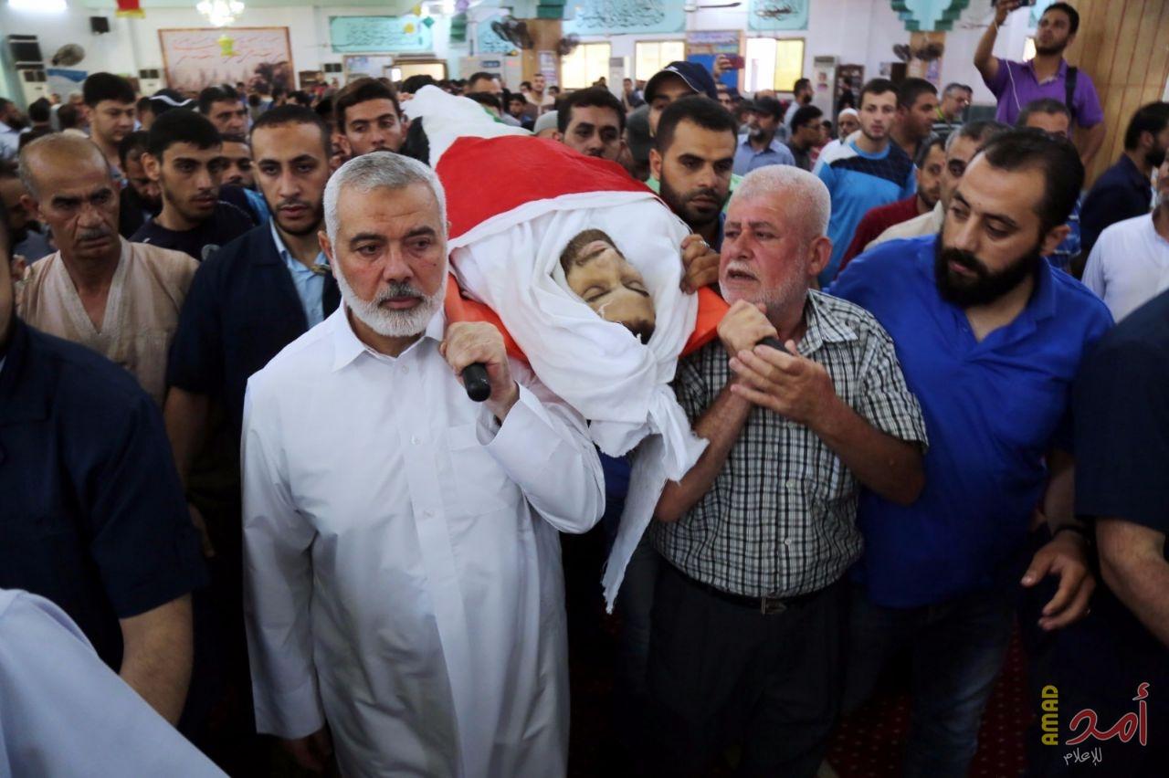 هنية: دماء الأطفال الطاهرة لن تذهب هدرا ولن يفلت العدو من العقاب