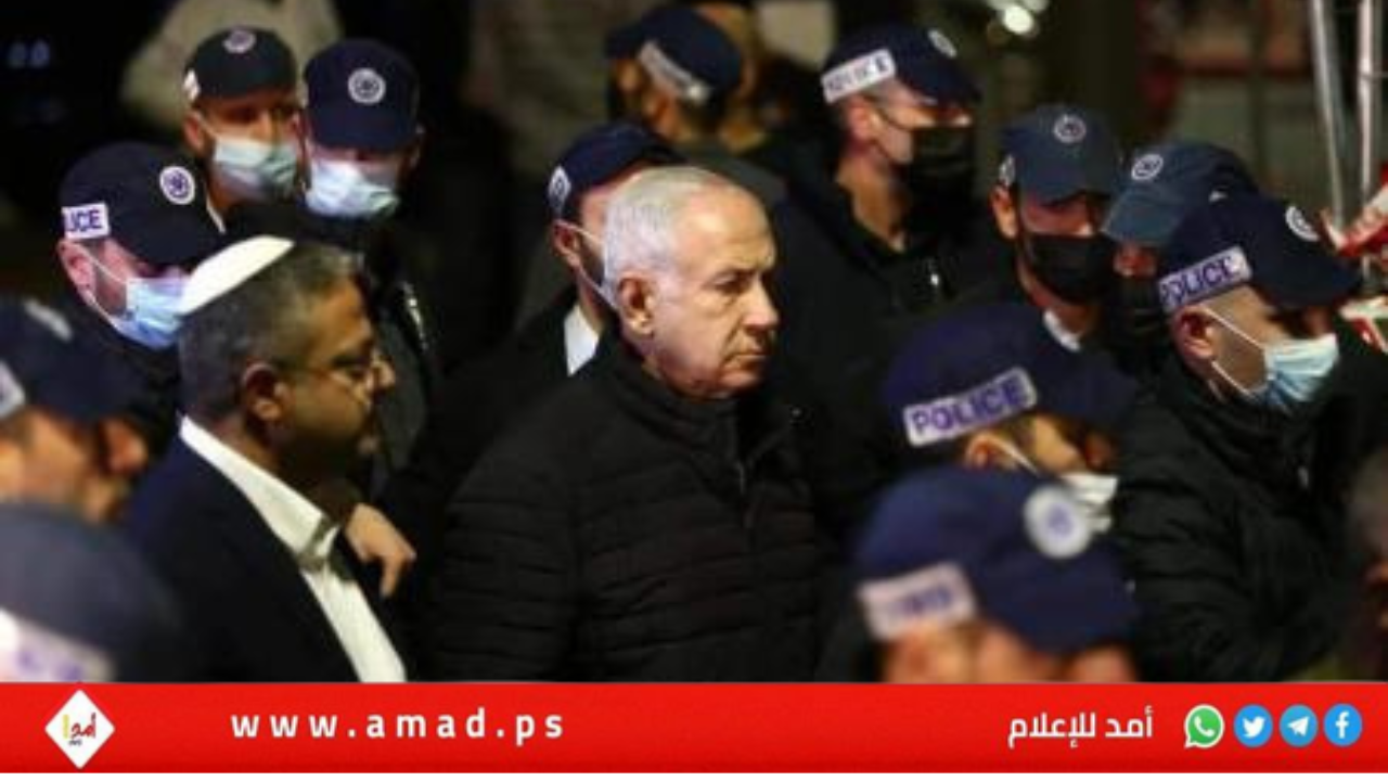 لحظة وصول نتنياهو وبن غفير إلى مكان "عملية القدس"- فيديو