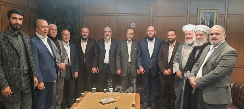 مشعل: لدينا صلة عظيمة بلبنان عبر التاريخ واللاجئون عيونهم نحو فلسطين