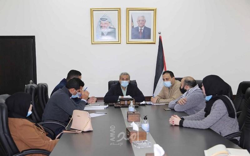 قلقيلية: المحافظ يلتقي وفدا من المجلس الشبابي الاستشاري