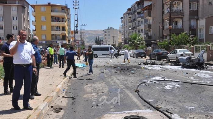 (5) جرحى في انفجار قنبلة جنوب تركيا