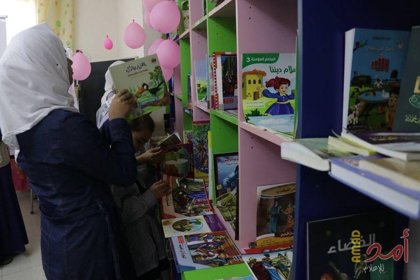 "خدمات الطفولة" تفتتح مكتبة "أصدقاء الطفولة" بغزة