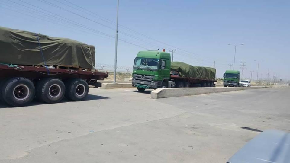قافلة مساعدات أردنية في طريقها إلى غزة