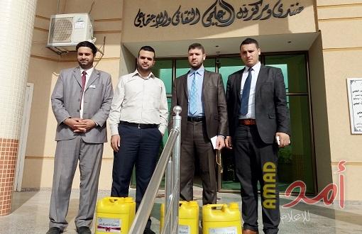 الوفاء تستقبل وفدا من التنمية الاجتماعية بالتوافق وآخر جامعياً