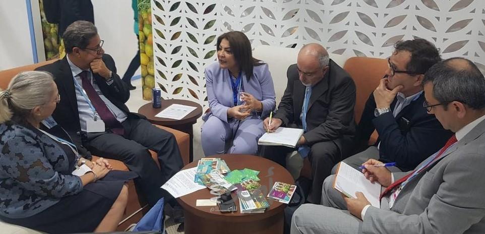 التميمي تبحث فرص التعاون مع المركز الدولي للبحوث الزراعية في المناطق الجافة ( ايكاردا)